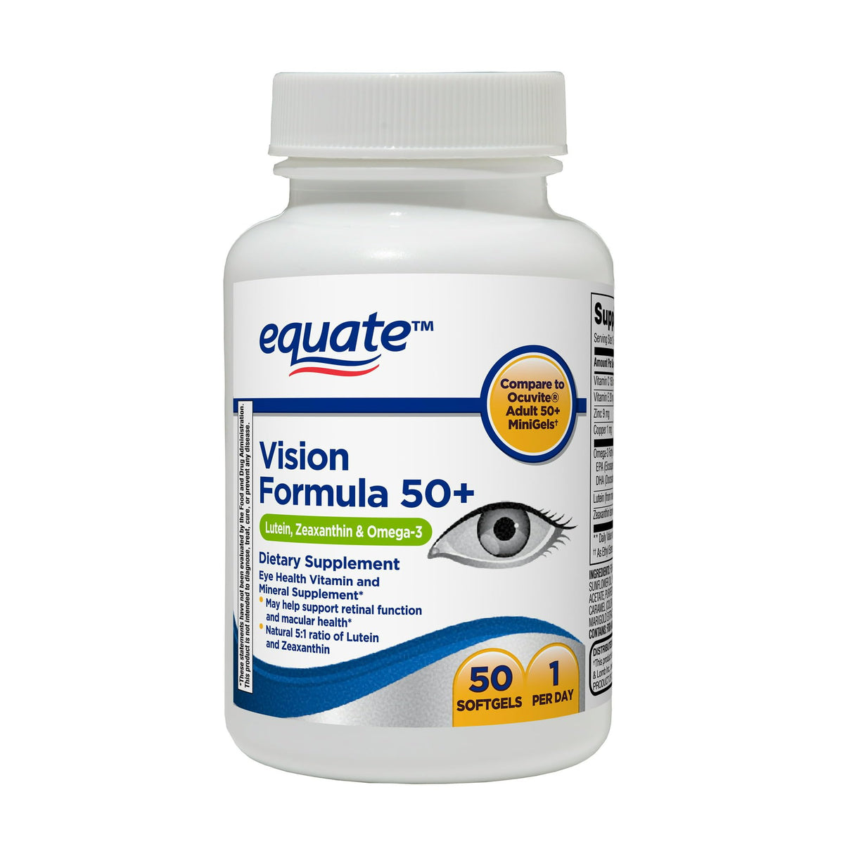 50 Count Softgels Dietary Supplement M8778
