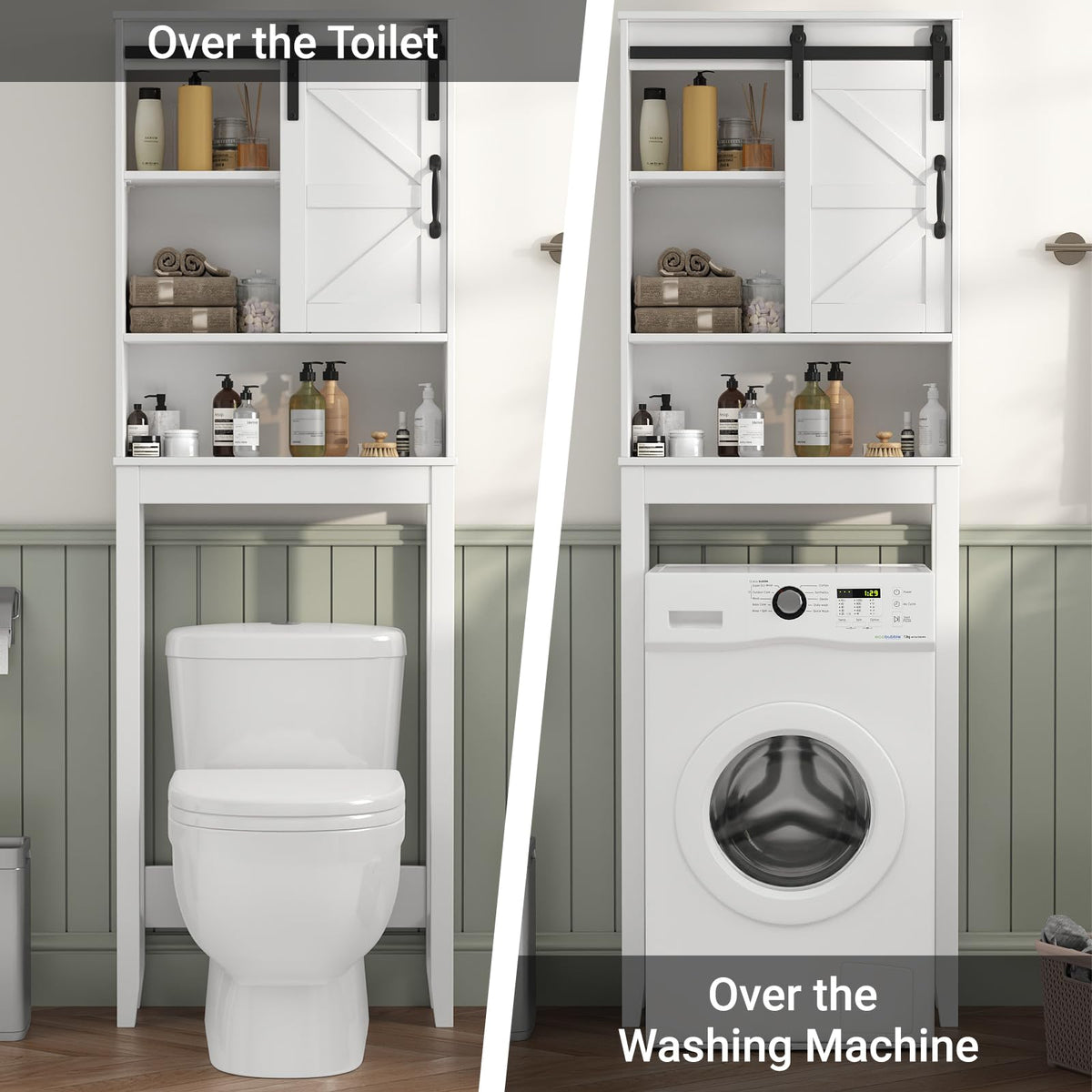 Over The Toilet Storage Cabinet, White M792755
