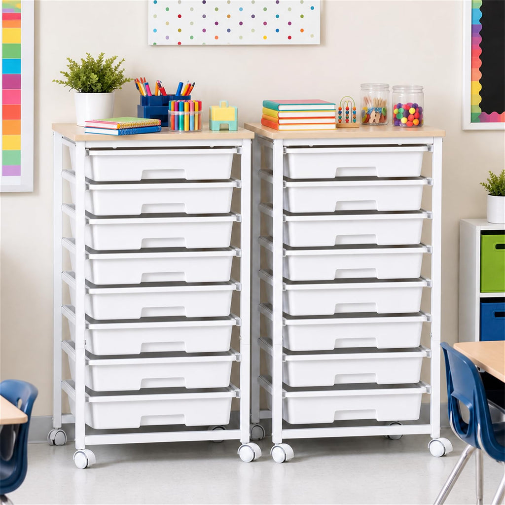 Rolling Cart with 8 Drawers E1883