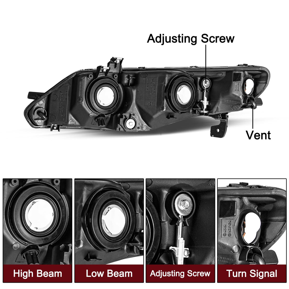 Halogen Headlight Assembly X67614