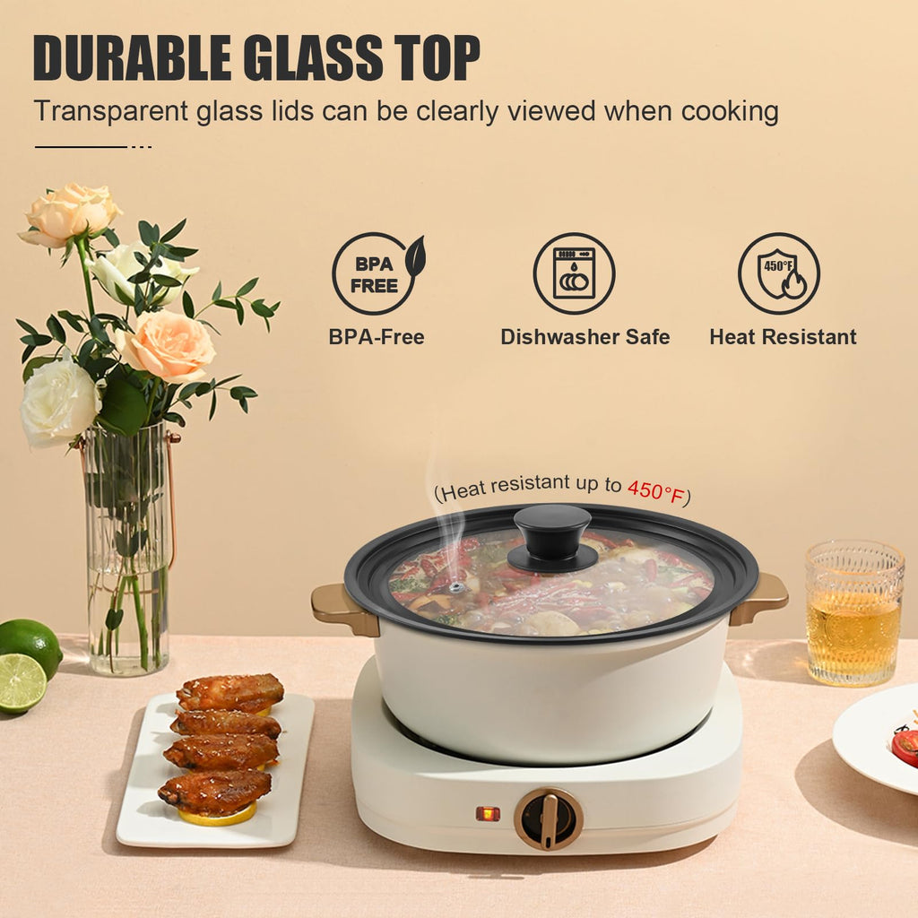 Tempered Glass Universal Lid with Silicone Rim for 10" 11" 12" Cookware V32475