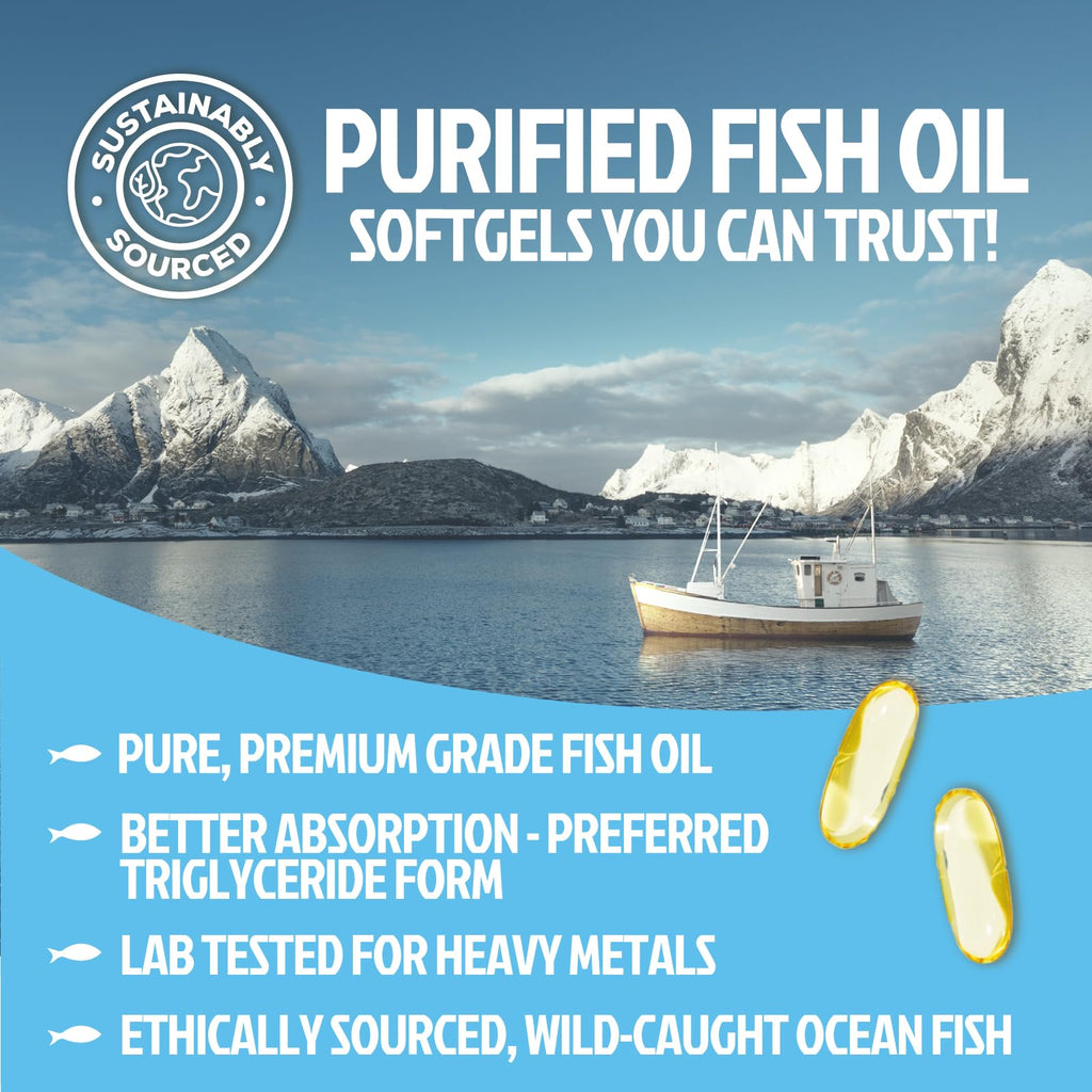Omega 3 Fish Oil 2400mg Softgels R876356