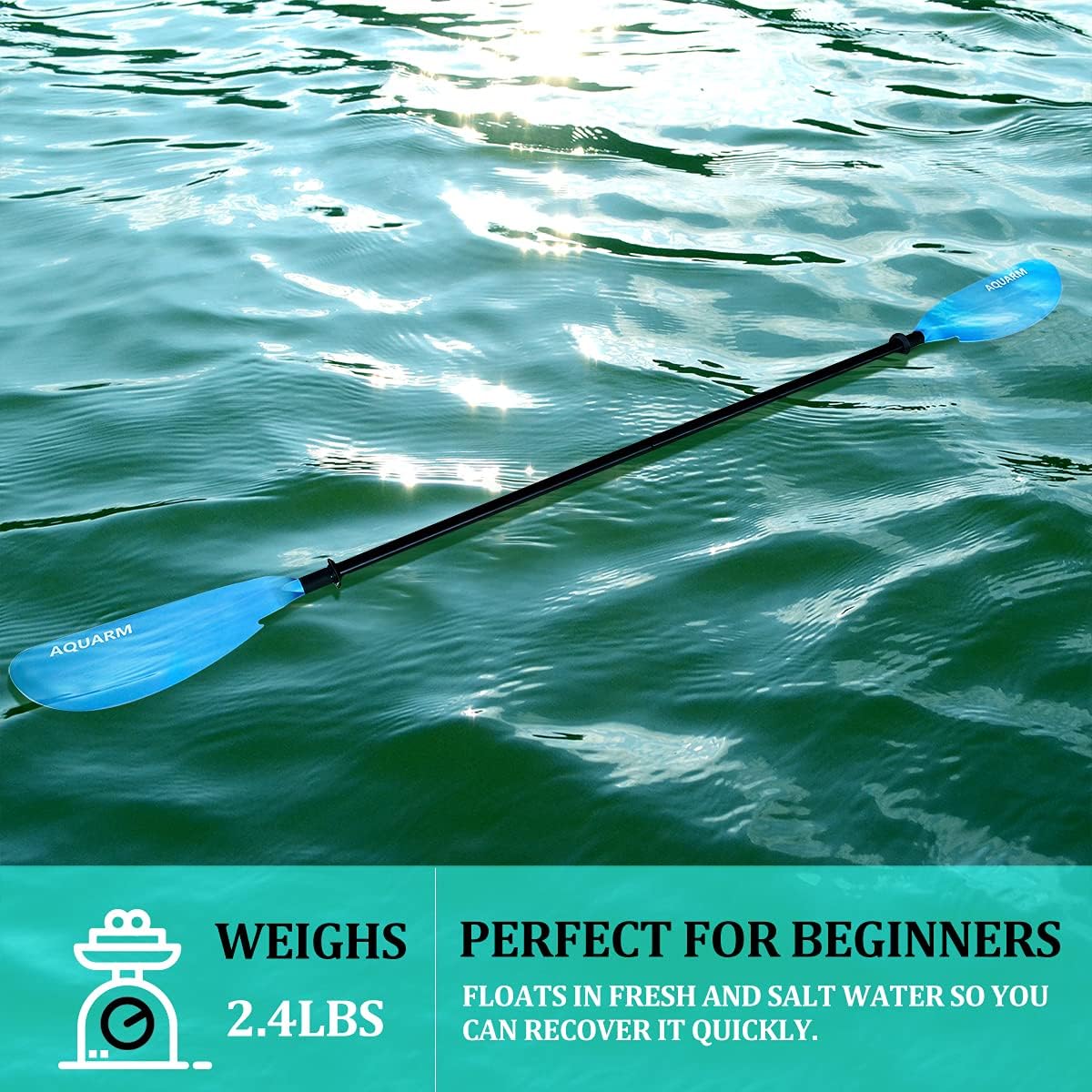 Adjustable Lightweight Kayak Paddle 231cm P8068