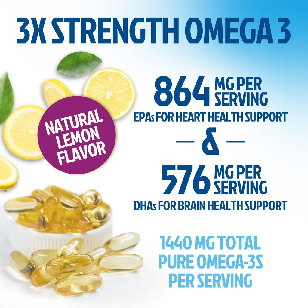 Omega 3 Fish Oil 2400mg Softgels R876356