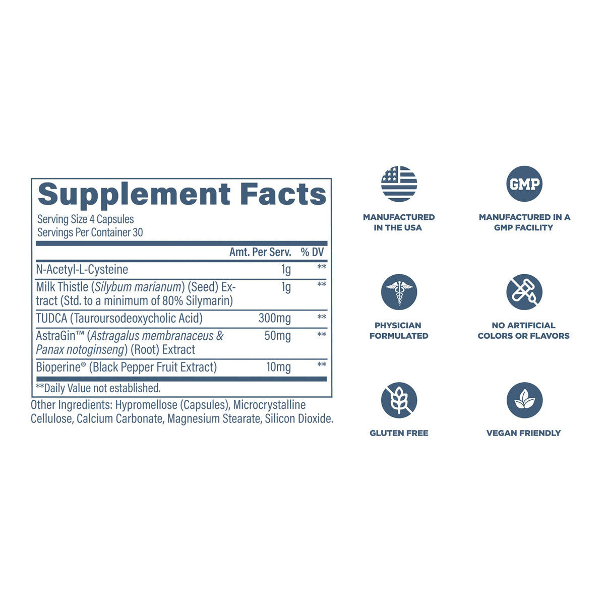 Milk Thistle Liver Support Supplement 120 Capsules O5302