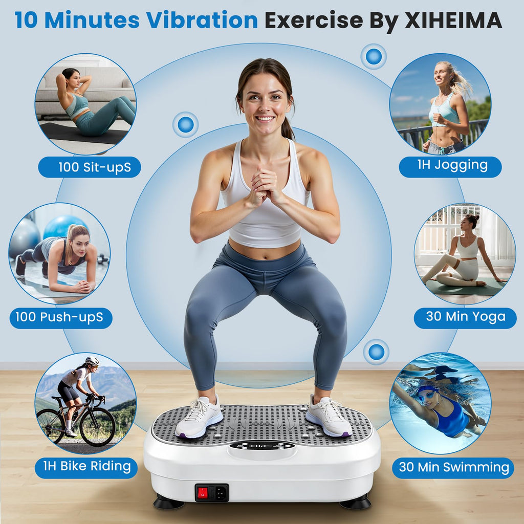 Vibration Plate Exercise Machine with 200 Levels E30089