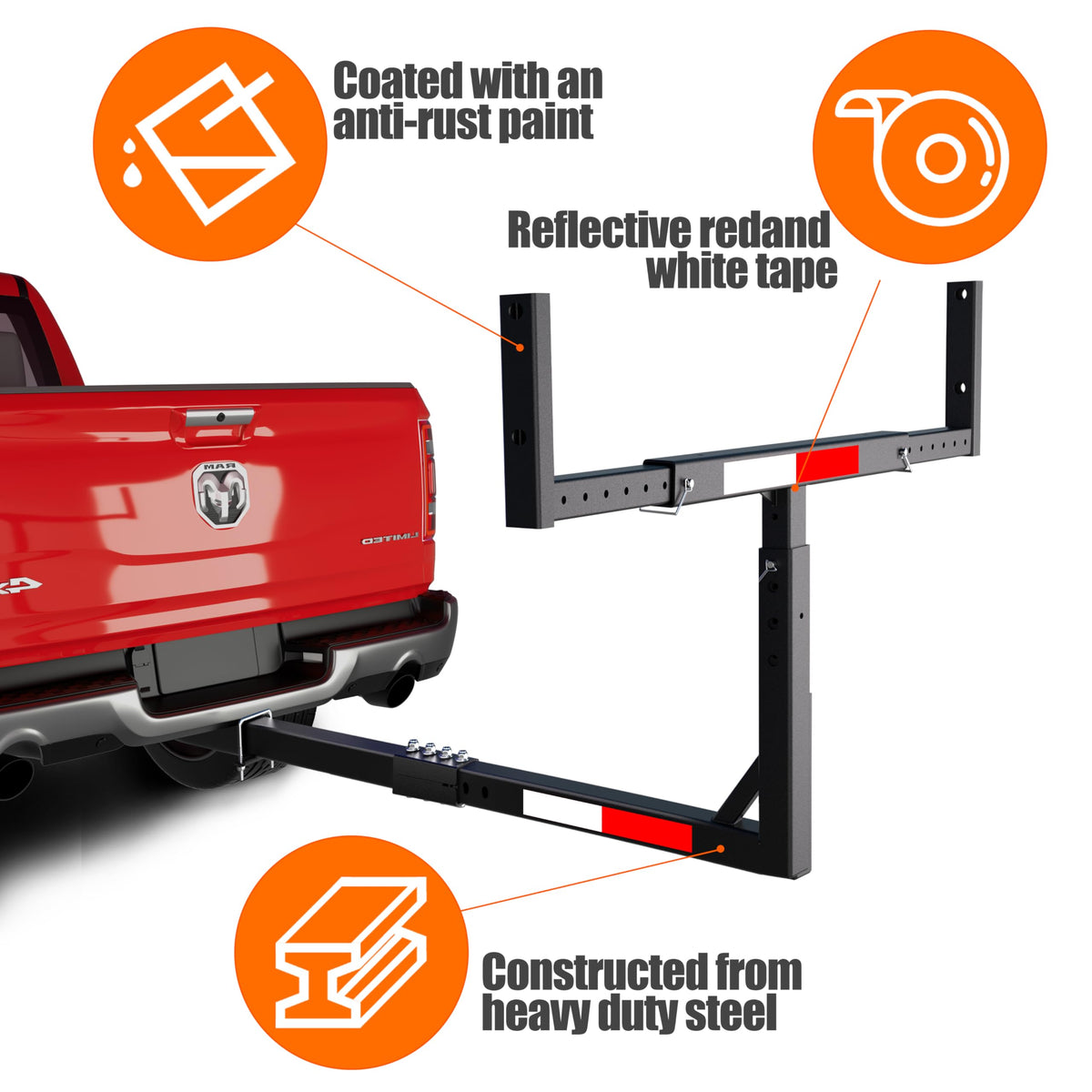 Truck Bed Extender Hitch Mount B8933