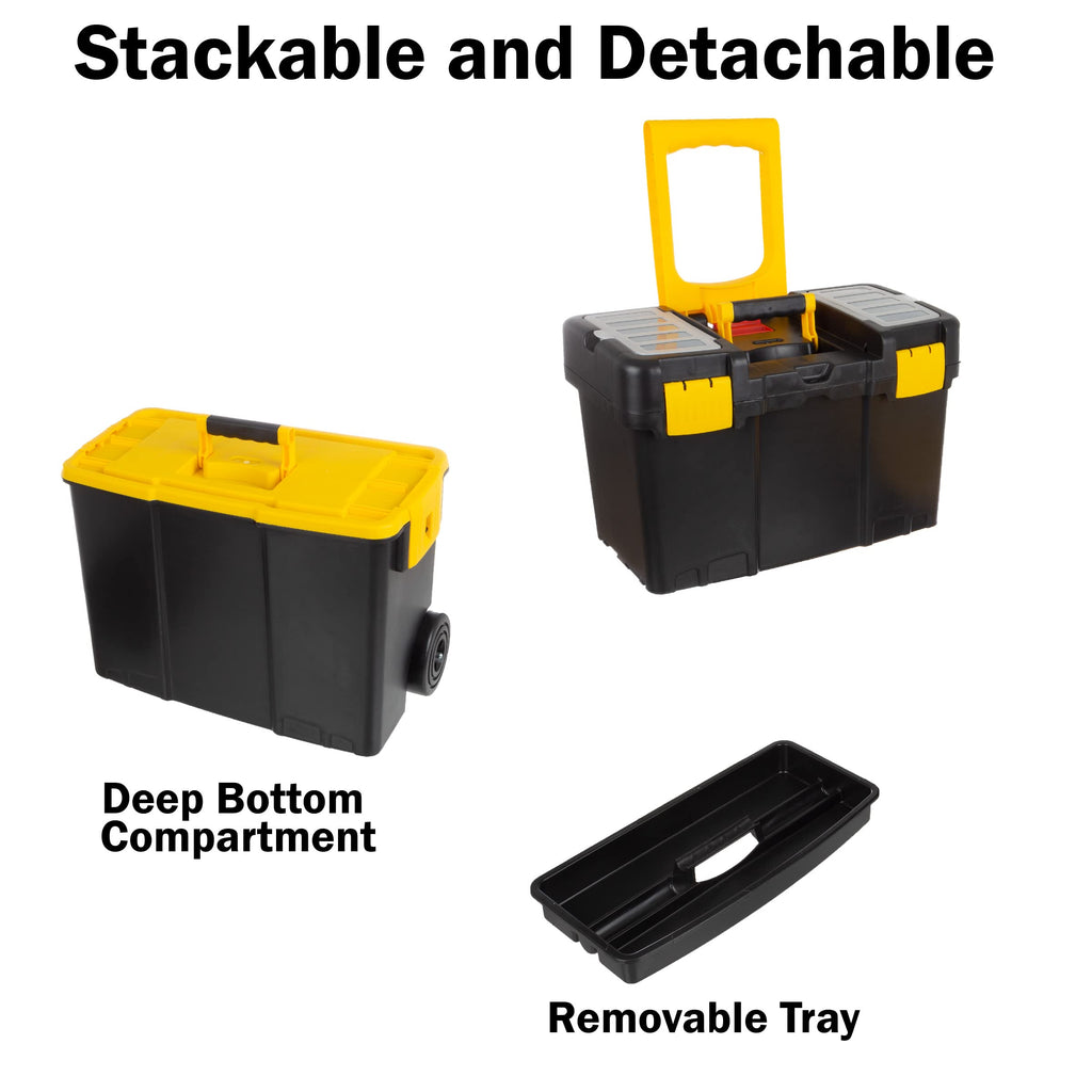 Portable Tool Box with Wheels D2448