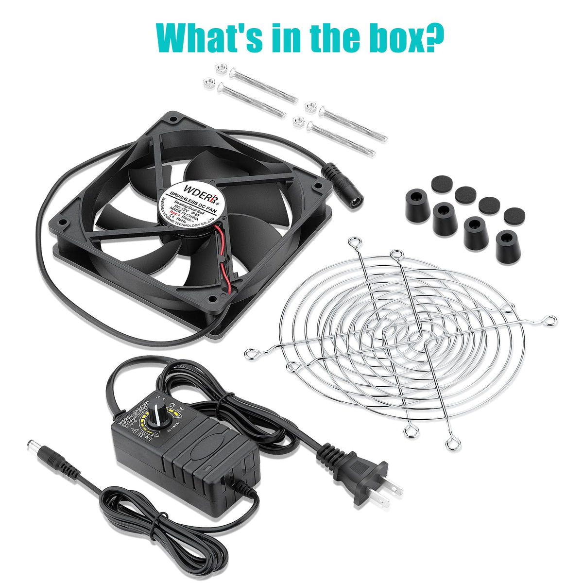120mm x 25mm IP67 Waterproof Cooling Fan F8703