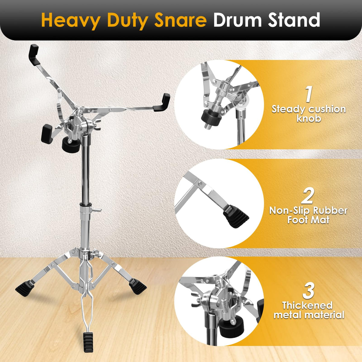 Adjustable Tripod Snare Drum Stand Z627