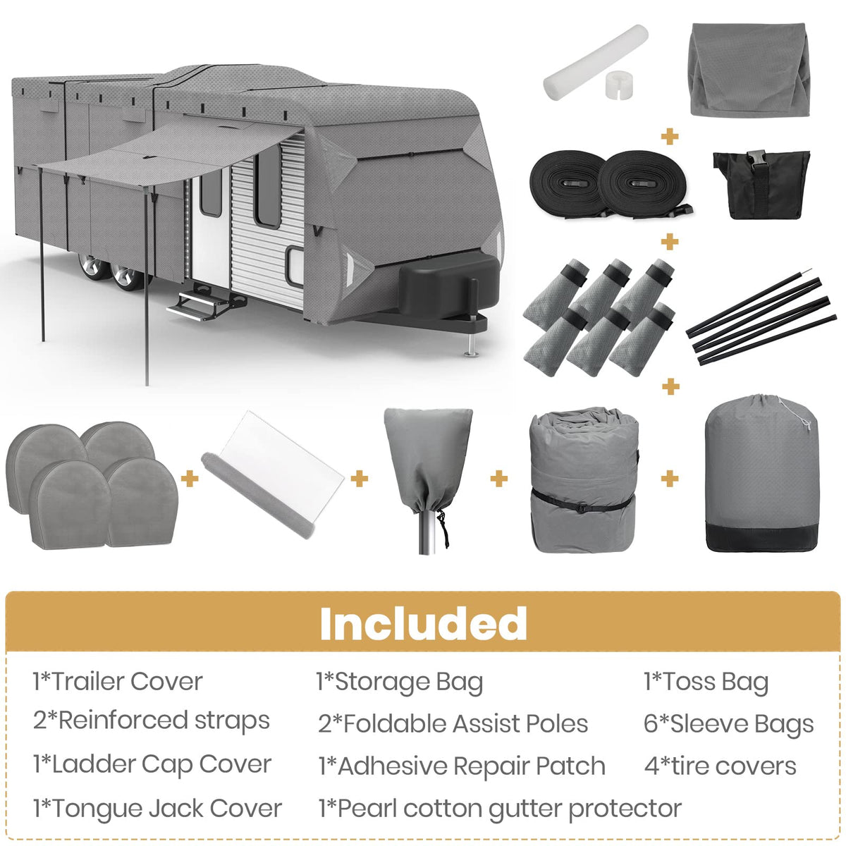 Windproof 27'-30' RV Cover G927