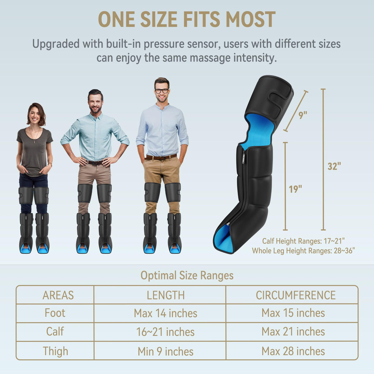 Leg Compression Massager with Heat U7490
