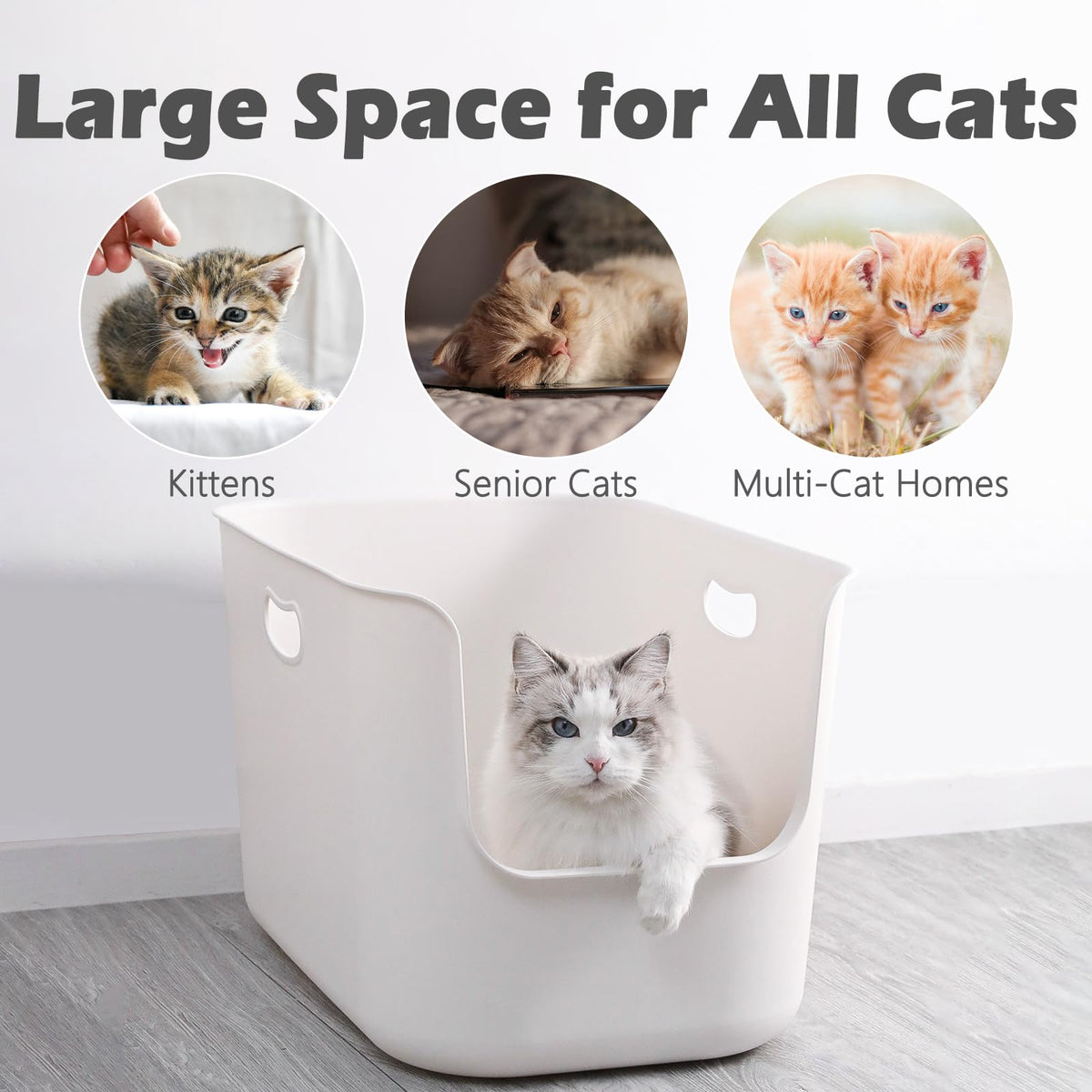 Extra Large High Sides Cat Litter Box B94860