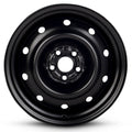 16 Inch Black Steel Rim Car Wheel U547783
