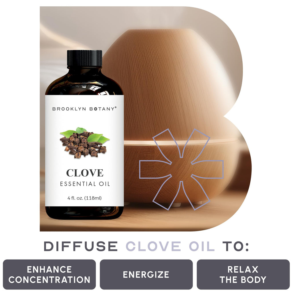 Lavender & Clove Essential Oils 4 Fl Oz Pack of 2 W120197