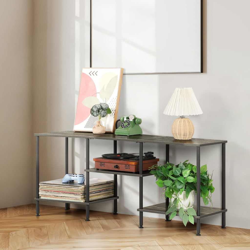 50 Inch Dark Grey TV Stand with Storage R966
