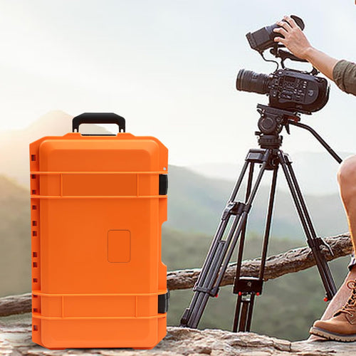 22" Rolling Waterproof Hard Camera Case with Customizable Foam D515489