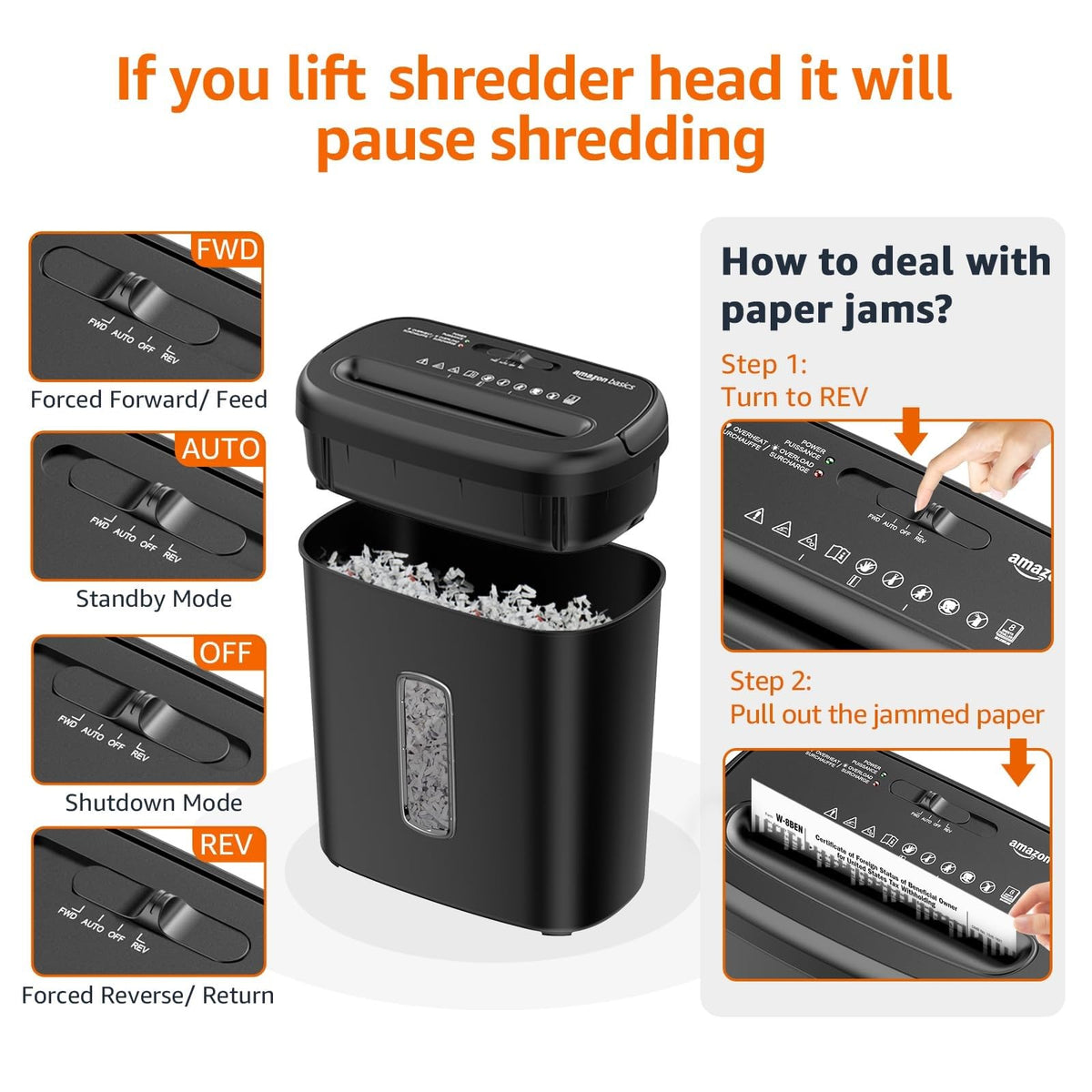 8-Sheet Cross Cut Paper and Credit Card Shredder R370