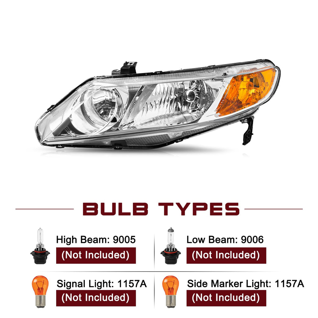 Halogen Headlight Assembly X67614