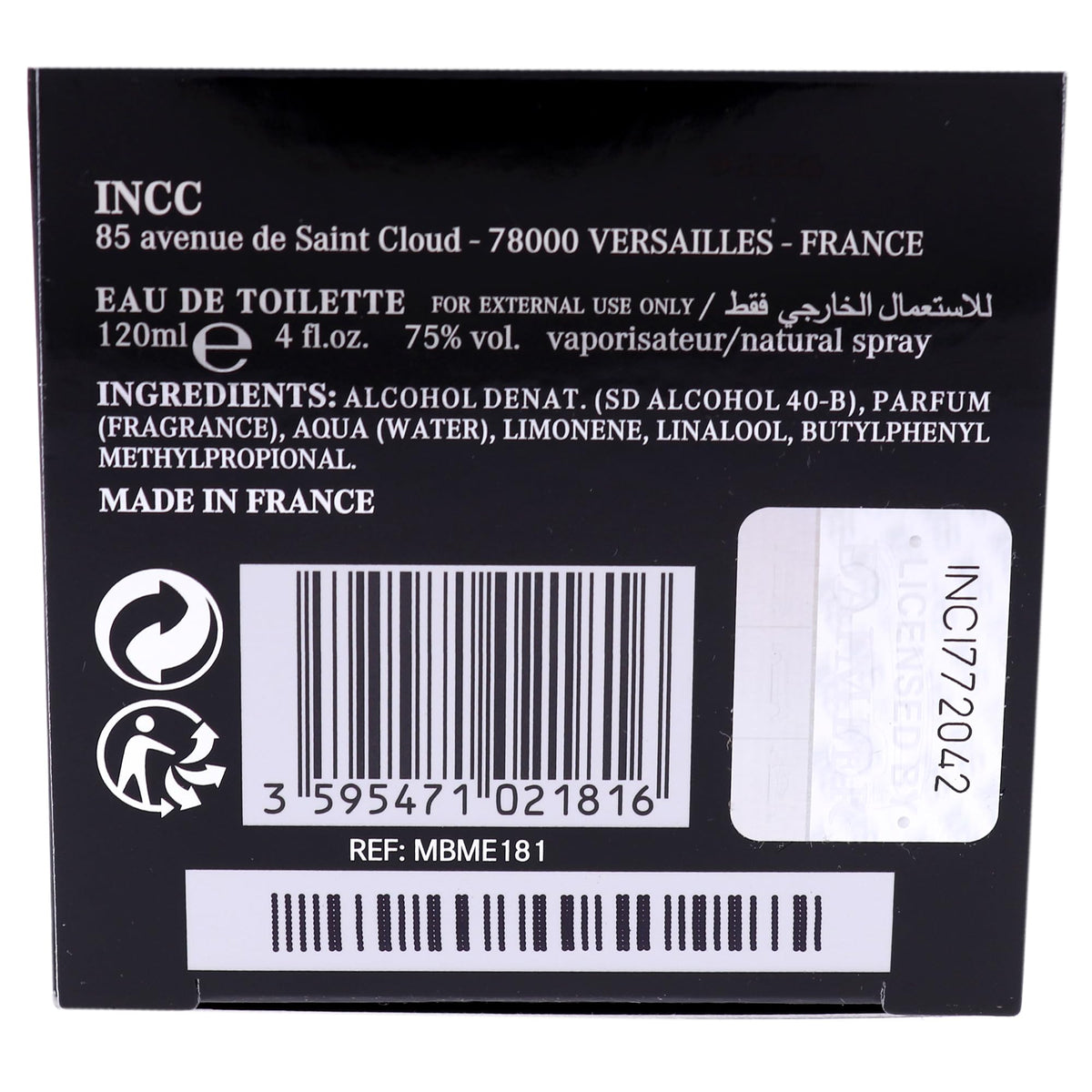 Silver Woody Scent Cologne 4 oz EDT Spray C6107