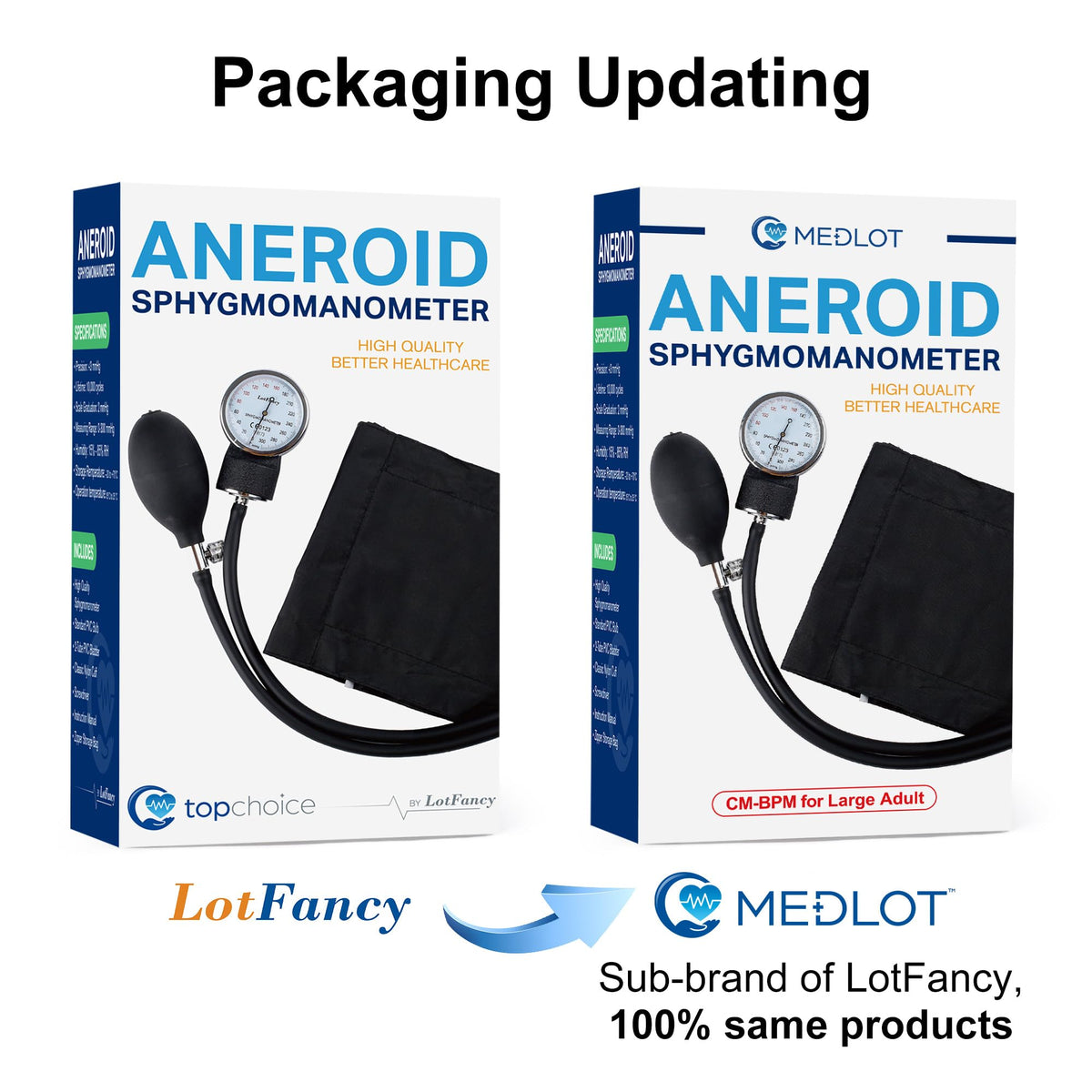 Large Adult Blood Pressure Cuff with Carrying Case K386183