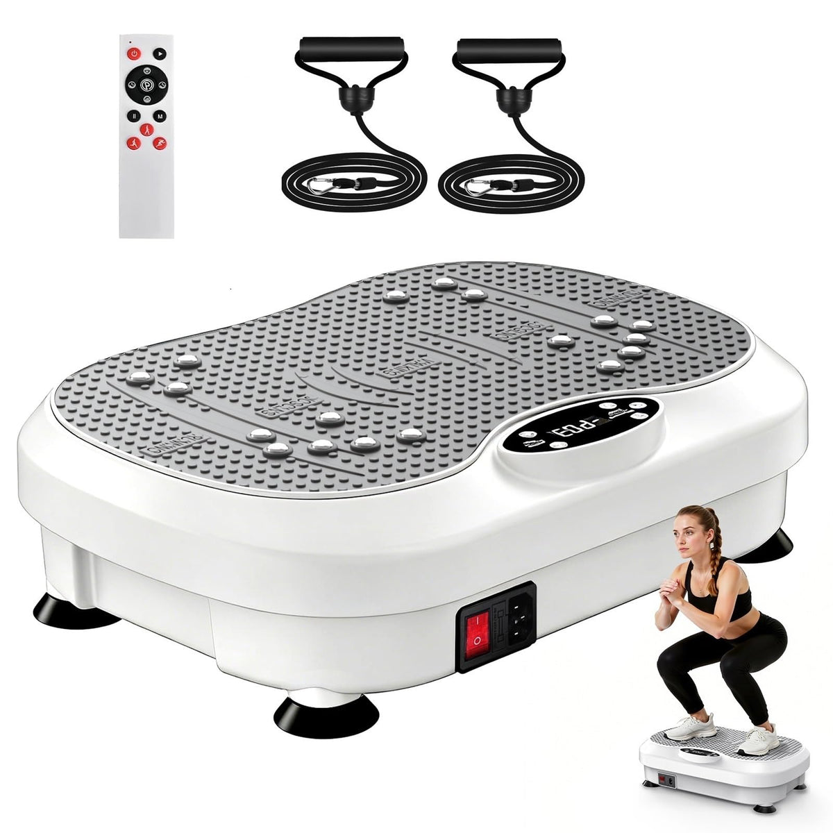 Vibration Plate Exercise Machine with 200 Levels E30089