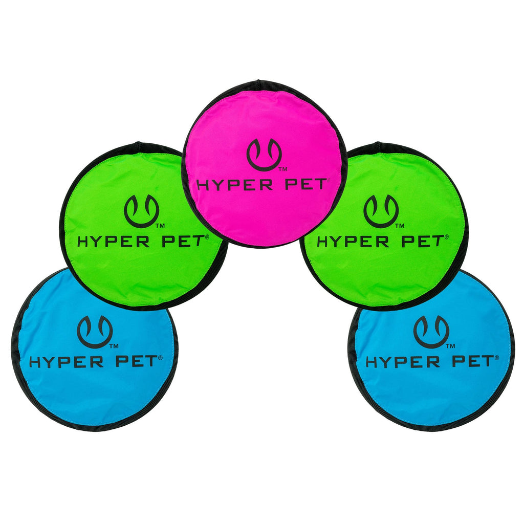 Soft Dog Toy Flying Disc 9 Inch 5 Pack J859614