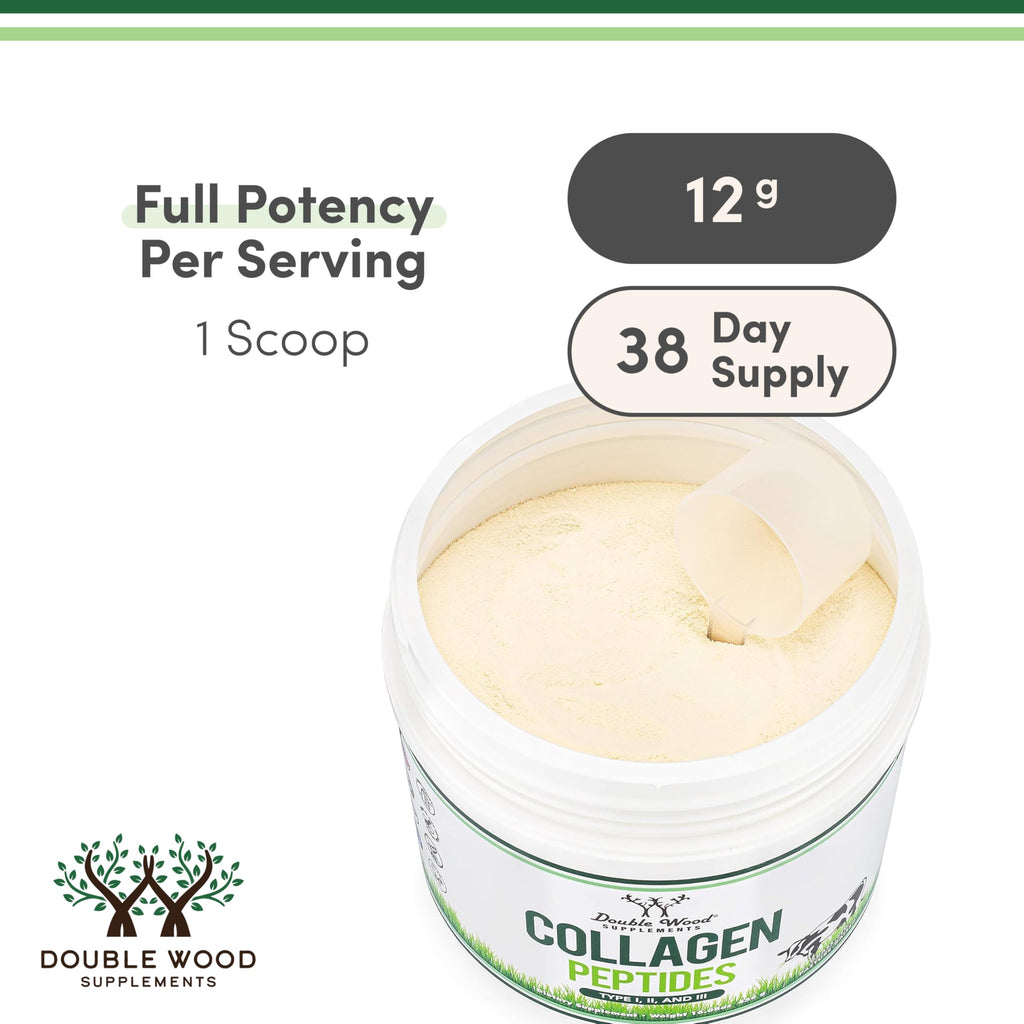 Collagen Peptides Powder Type I II III 16 oz A3354