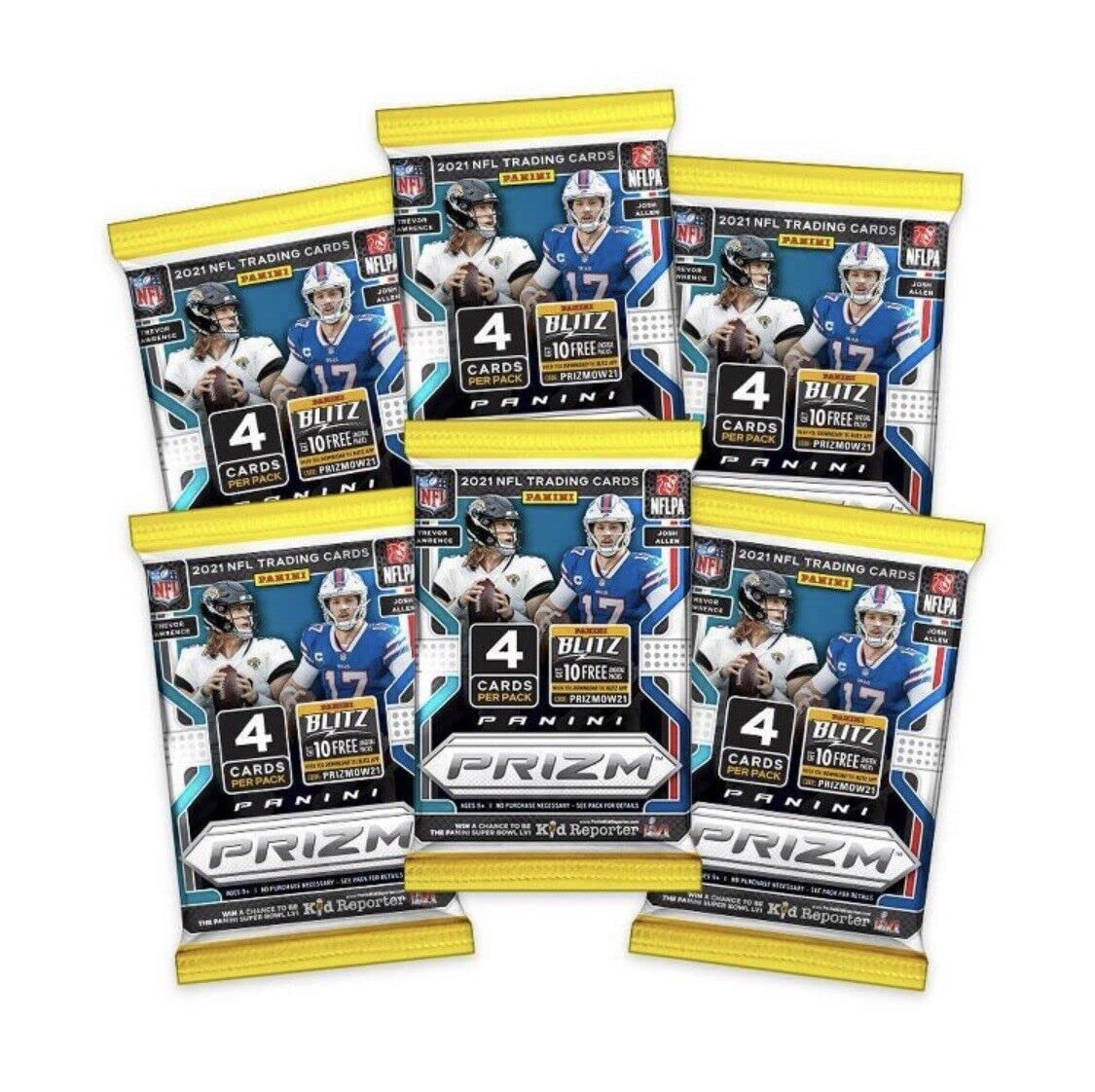 2021 NFL Football Trading Card Blaster Box E4100