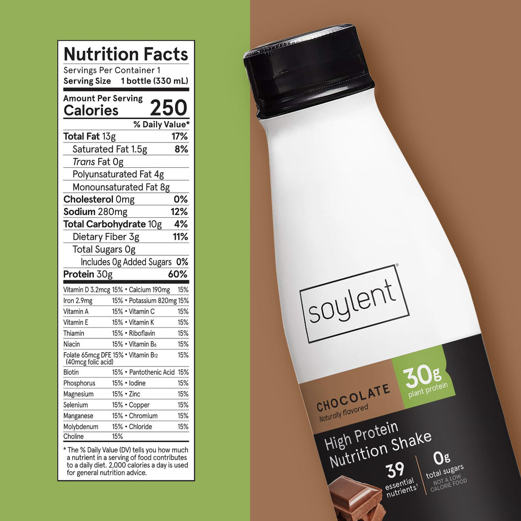 Chocolate Vegan Protein Shake 11oz 12 Pack X453