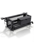 Heavy Duty Steel Tractor Tool Box Basket 24x10x10in Powder Coated Black T6093