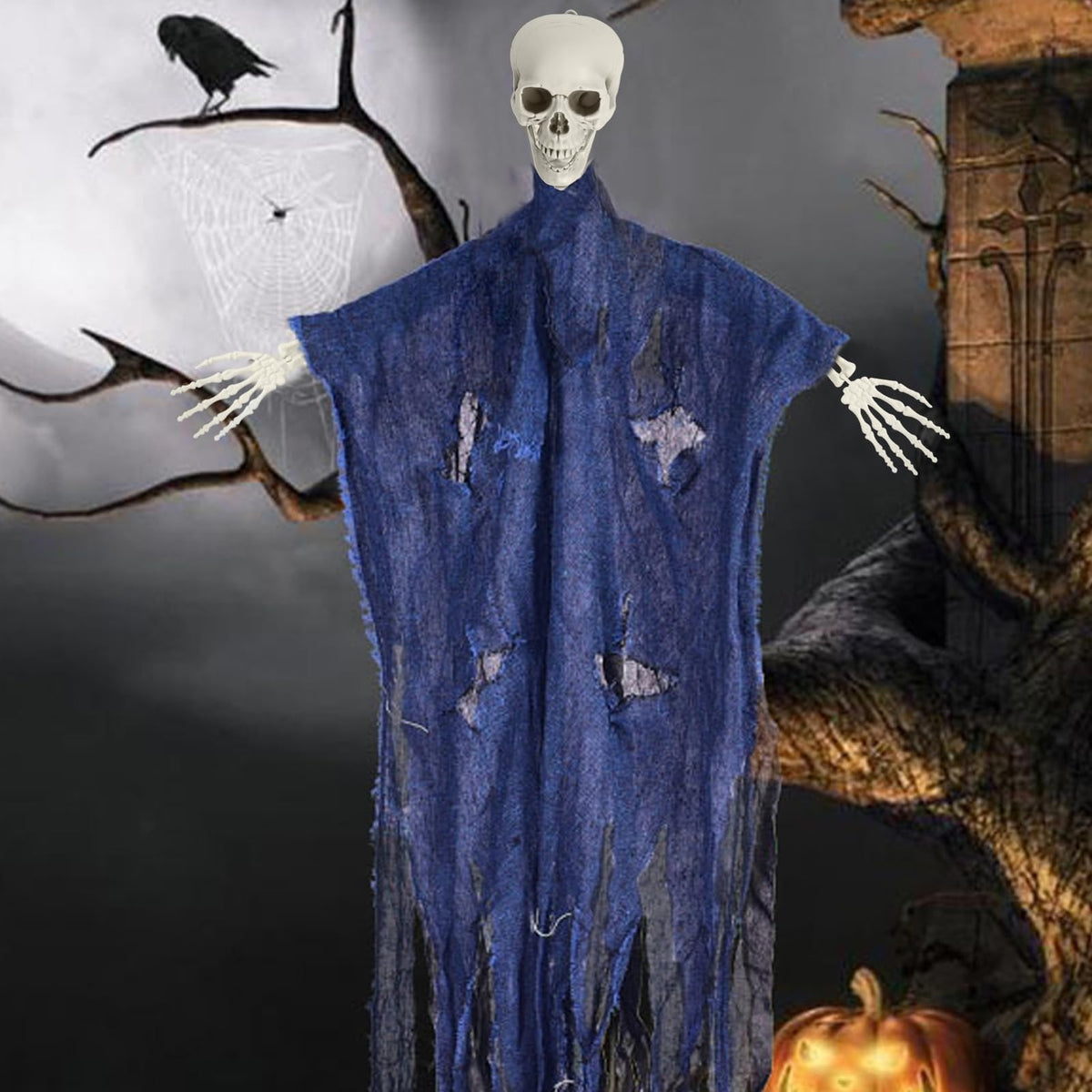 Life Size Poseable Skeleton Prop D2751