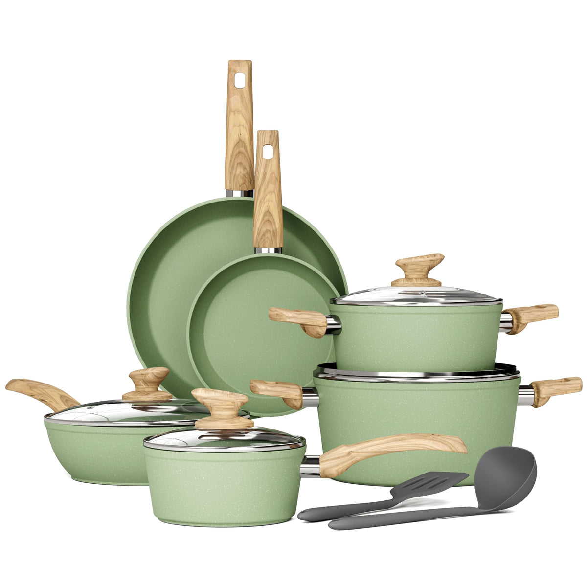12 Piece Nonstick Cookware Set Z110
