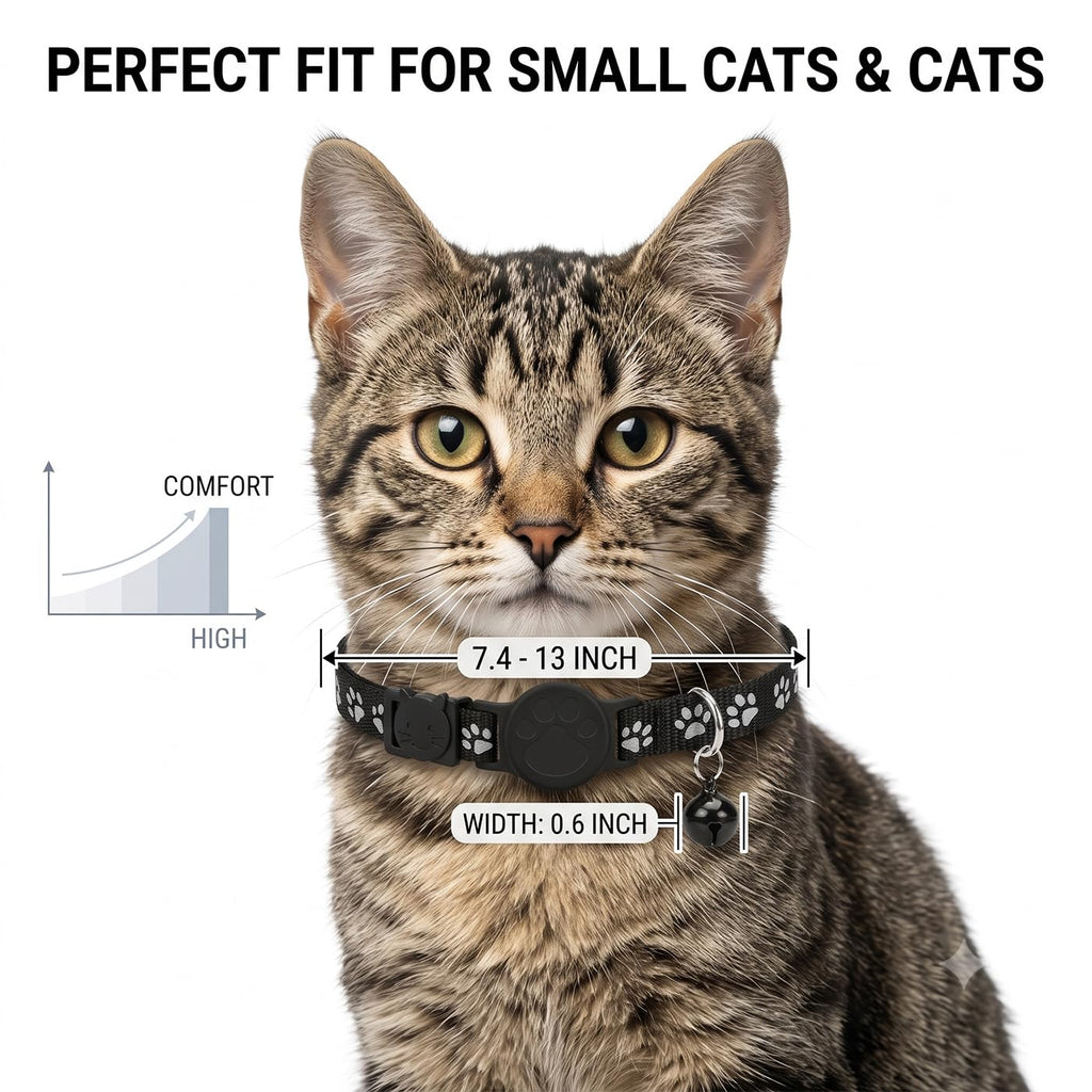 Waterproof QR Code GPS Cat Collar H4066
