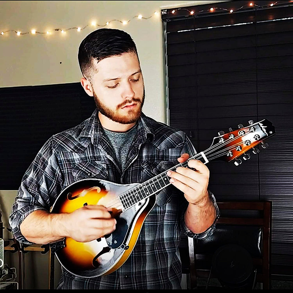 Wood A Style Mandolin Instrument Kit with Bag V6885