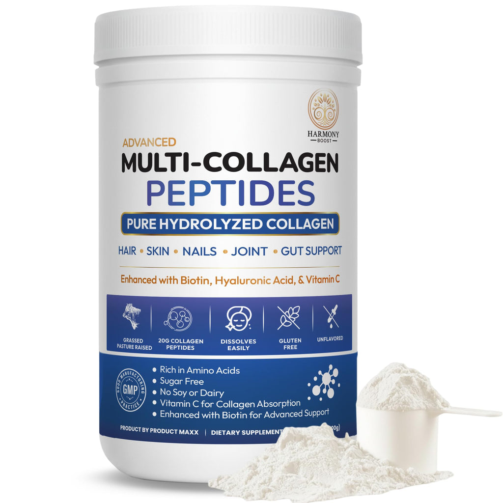 Multi Collagen Peptides Powder Unflavored Sugar Free 1.1 lb P578