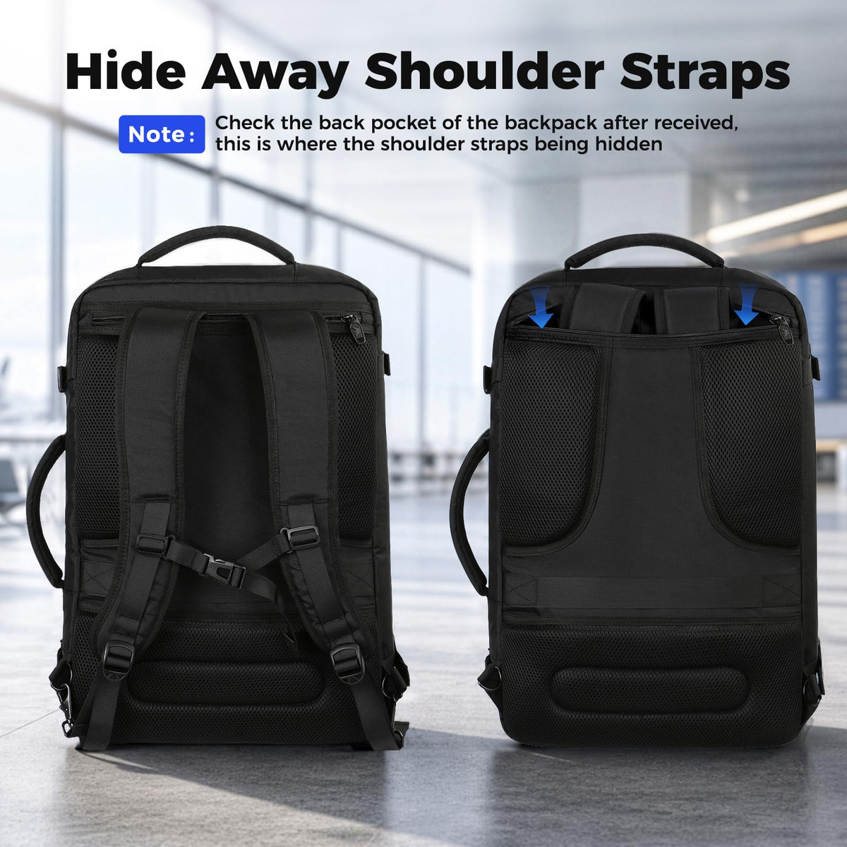 Extra Large Expandable Travel Backpack N754