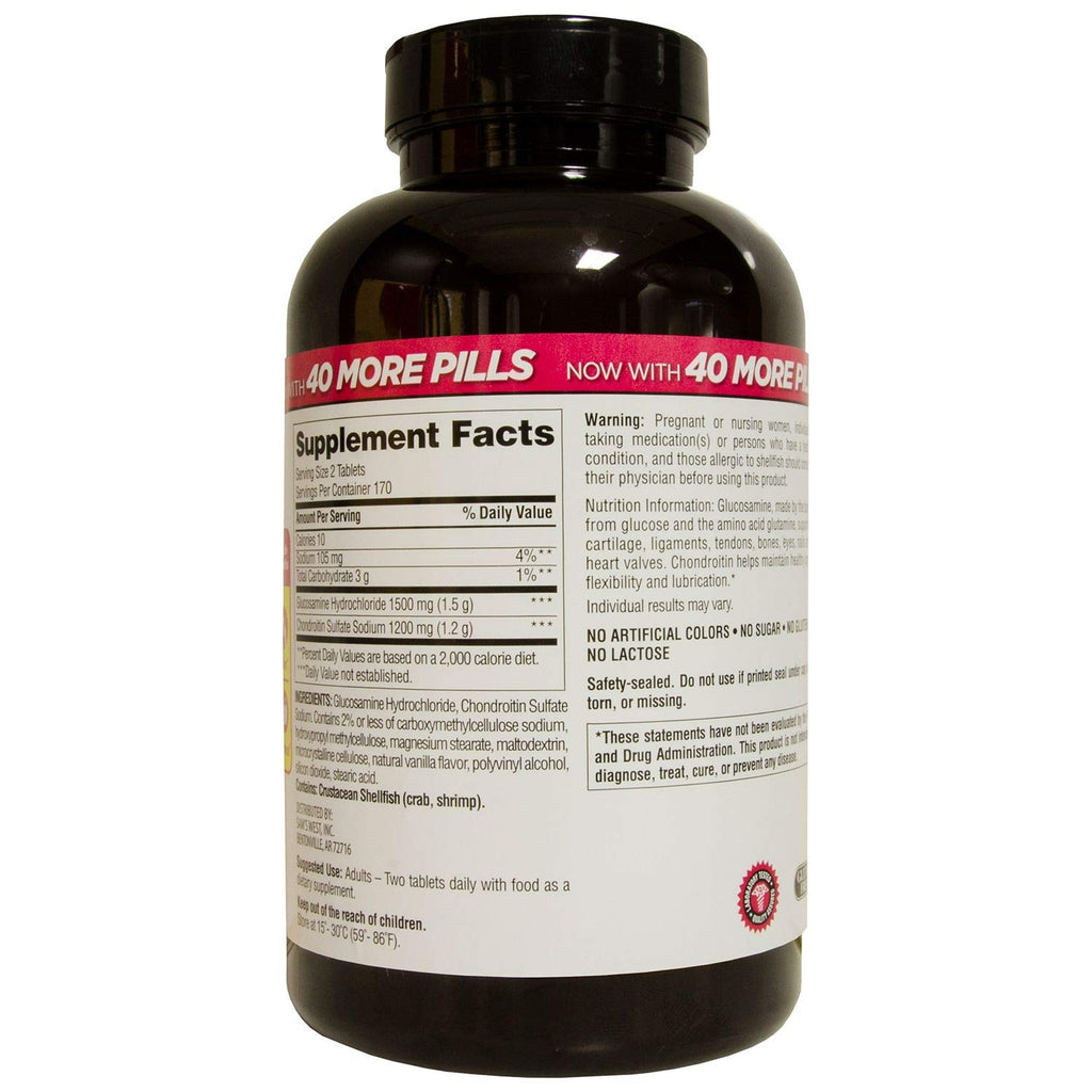 Triple Strength Glucosamine Chondroitin 340 Count A80208