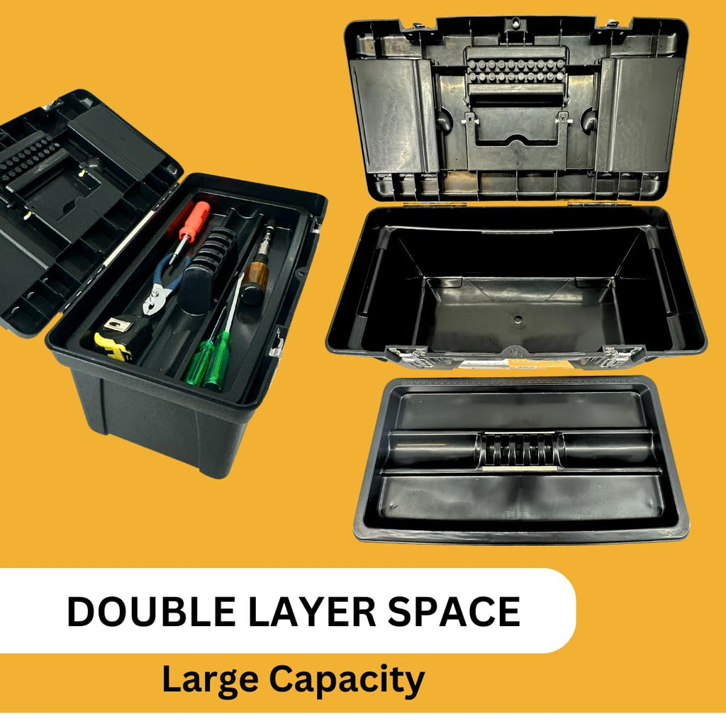 Plastic Tool Box with Metal Latches L35280