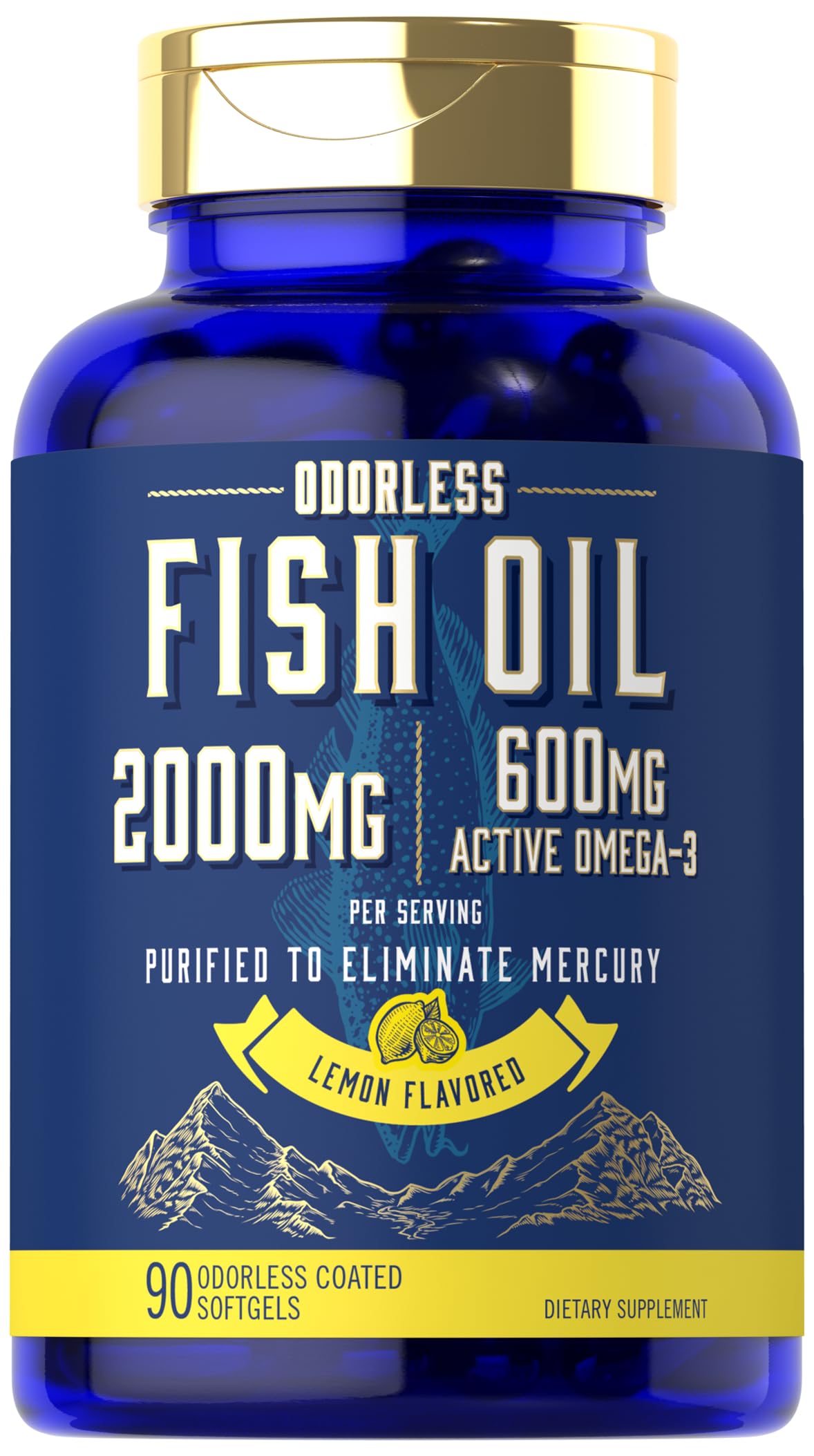 Fish Oil 2000mg Omega 3 Supplement U52999