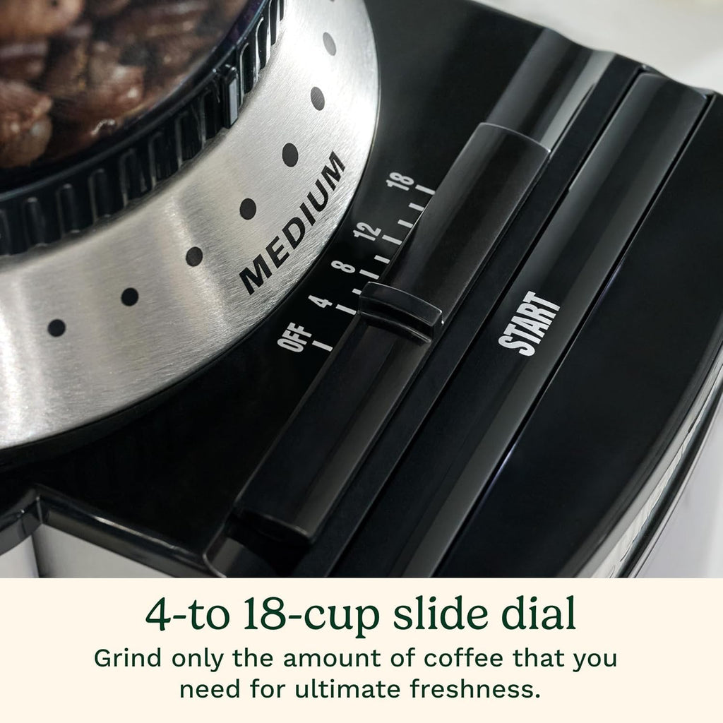 Electric Burr Coffee Grinder with 18-Position Grind Selector I8344