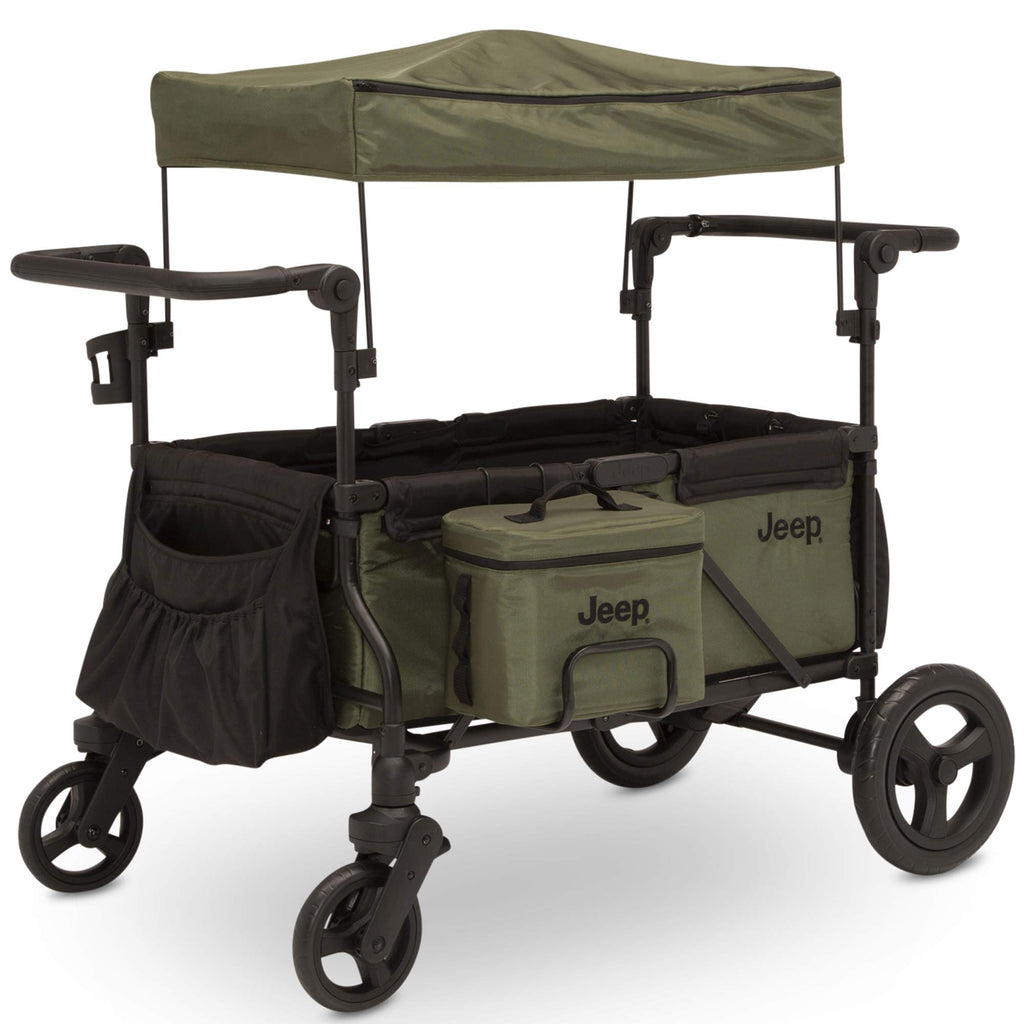 Black/Green Stroller Wagon with Cooler Bag R3012