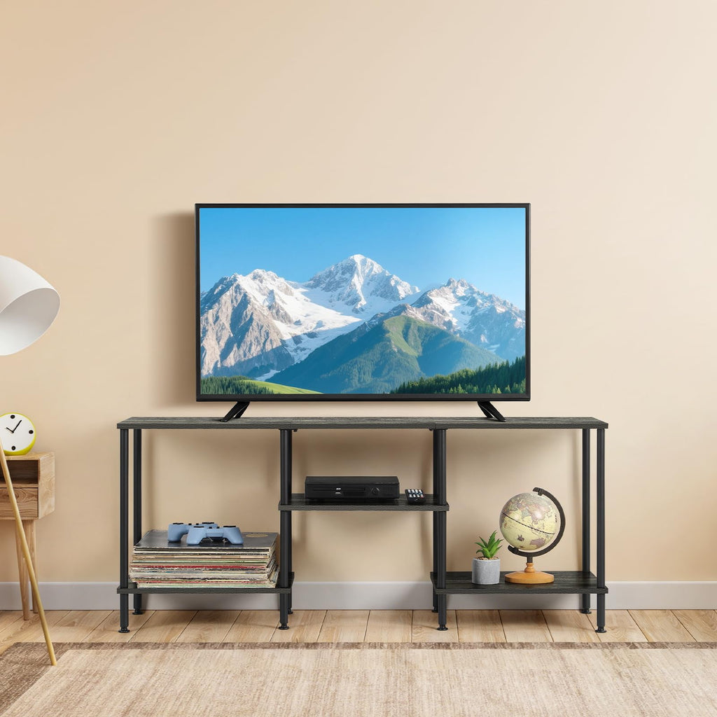 50 Inch Dark Grey TV Stand with Storage R966
