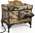 Heated Insulated Outdoor Cat Shelter with Escape Door H29641