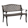 40.5" Anti-Rust Cast Aluminum Patio Garden Bench R940452