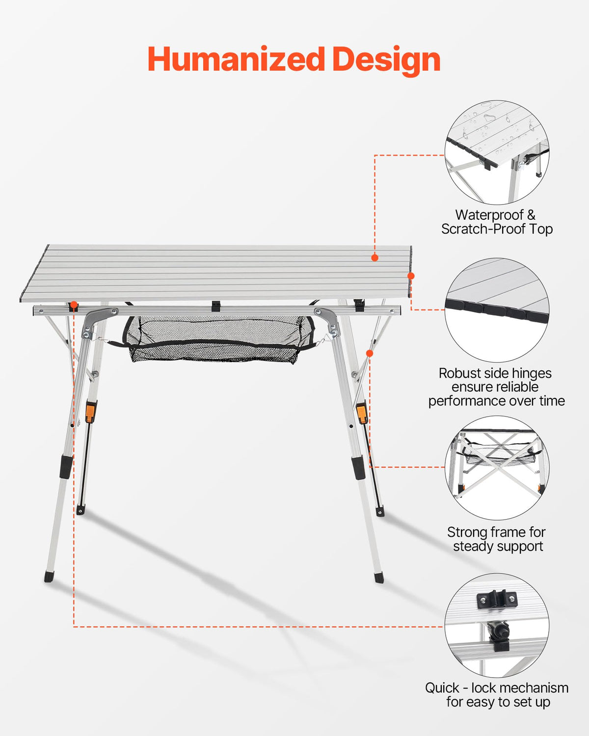 Folding Camping Table D699