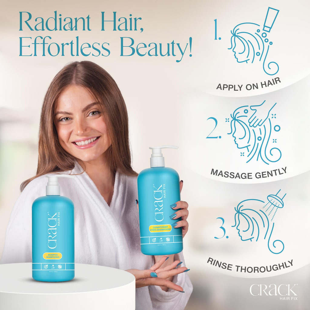 Shampoo and Conditioner Set, 33.8 oz Each F600