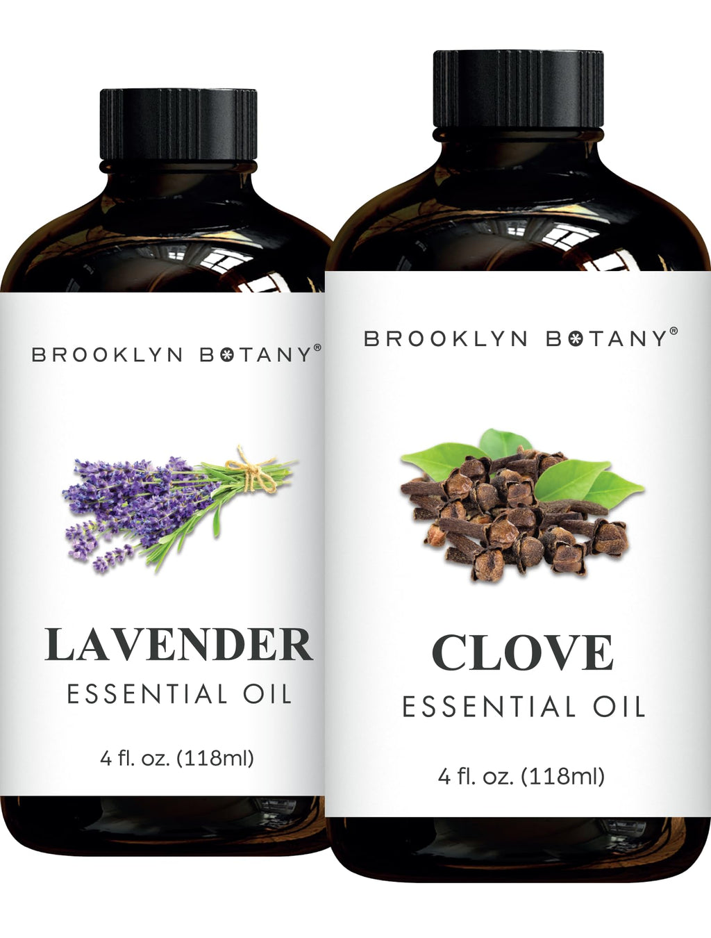 Lavender & Clove Essential Oils 4 Fl Oz Pack of 2 W120197