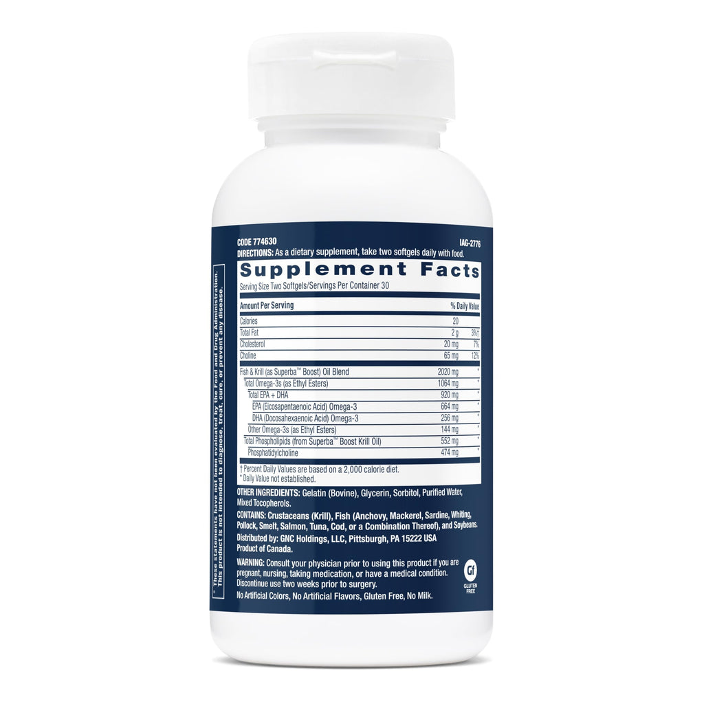 Fish Oil Plus Krill Oil 60 Count C80892