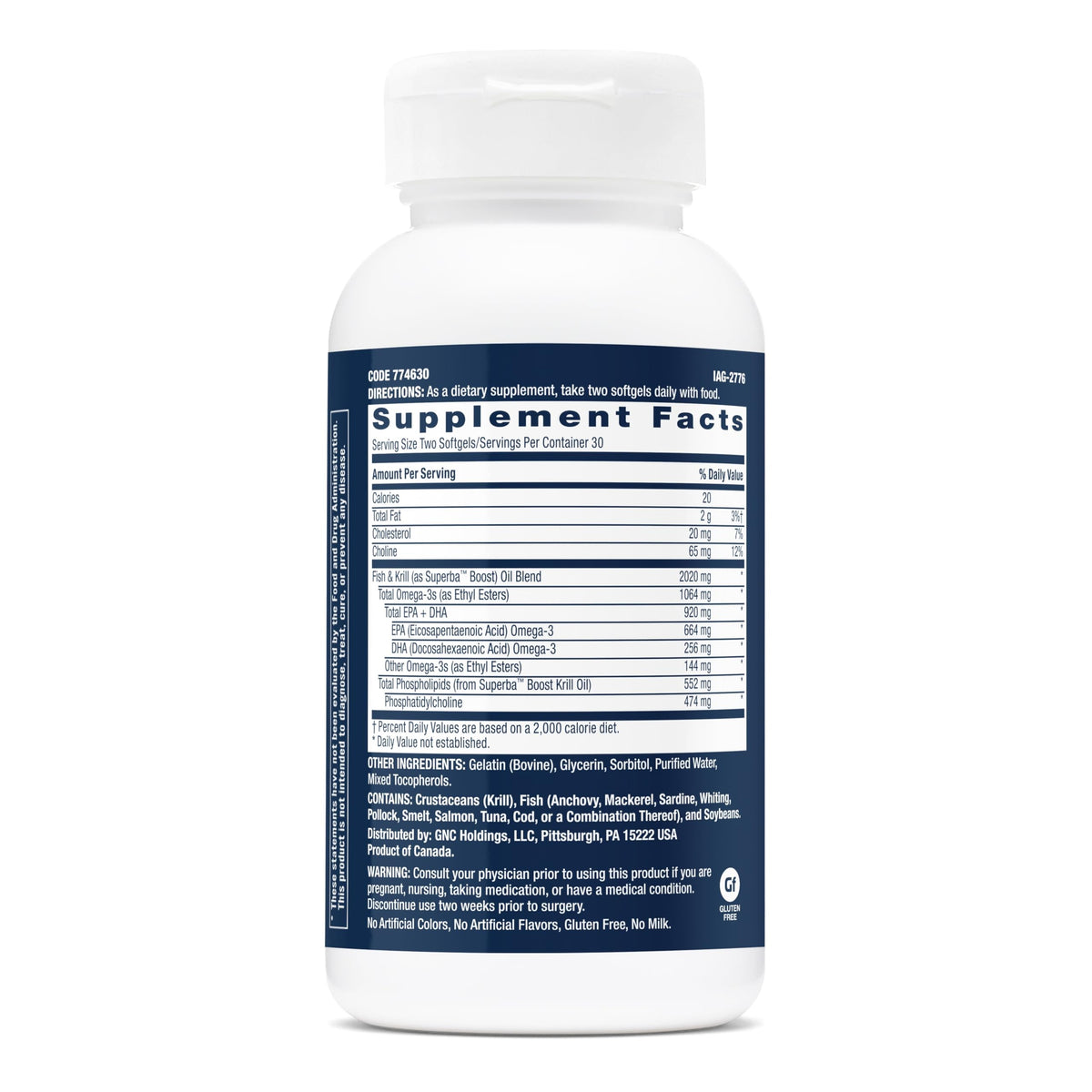 Fish Oil Plus Krill Oil 60 Count C80892